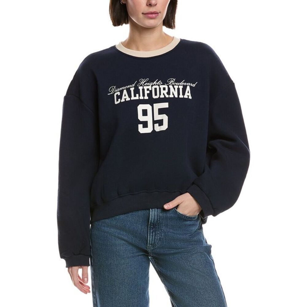Serenette Womens  California Sweatshirt, Blue